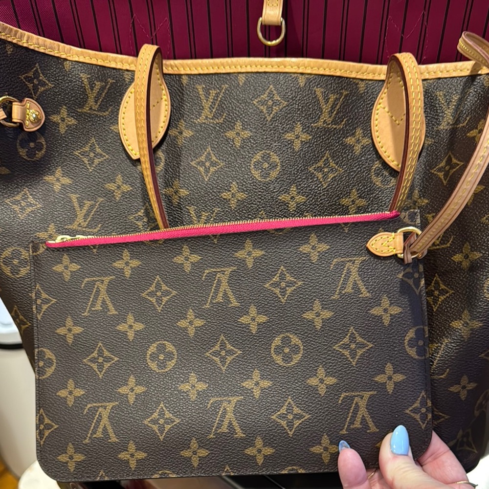 Louis Vuitton MM Neverfull Rose Ballerine Striped Lining Limited Edition - Picture 6 of 13